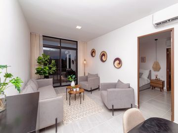 Departamento 1 recamara en venta en Torre Ghalia
