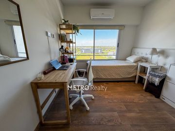 Departamento de 3 ambientes en Venta, con vista al lago central y pileta y amenities. ESCRITURADO.