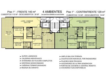 Semipiso a Estrenar 4 ambientes 110m2 balcon aterrazado - Flores