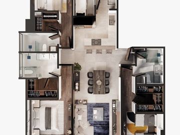 Departamento preventa Nox, Bosque Real