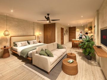 Venta Departamento Tipo Estudio Mahahual / Frente al Mar / Jacuzzi Privado