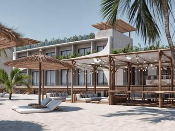 DEPARTAMENTO GARDEN 1 RECAMARA   LIVING / BEACH FRONT / PREVENTA / BUCEO/ PLUSVALIA1