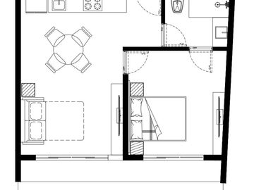 DEPARTAMENTO GARDEN 1 RECAMARA   LIVING / BEACH FRONT / PREVENTA / BUCEO/ PLUSVALIA1