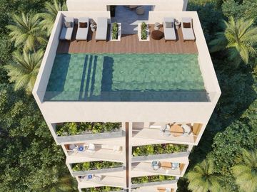 Departamento en VENTA TIPO ESTUDIO EQUIPADO EN PLAYA DEL CARMEN A CALLES DEL MAR