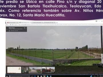 Terreno en Venta en Teoloyucan