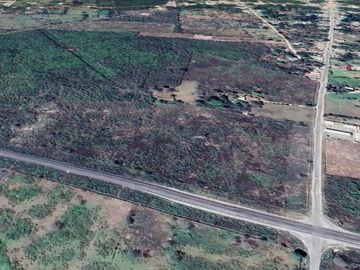 Terreno de 6 ha sobre periférico y calle principal de Temax