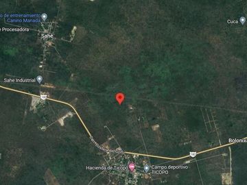 Terreno de 8 hectáreas en venta en Ticopó