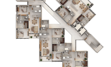 Departamento(2R PLUS Homes) en Venta en Torres República en 60 Norte