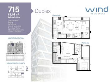 Ponceano, Duplex en Venta, 81.15m2, 2 Habitaciones