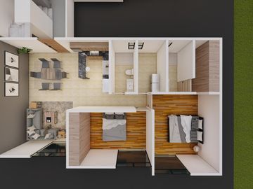 Departamento R58 en  venta Tequis