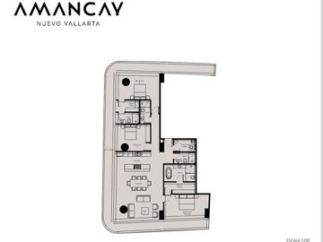 Departamento de lujo en  AMANCAY Nuevo Vallarta