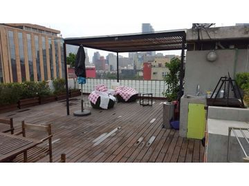 Penthouse en Colonia Roma de 2 recamaras.