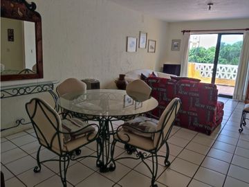 Departamento amueblado en renta en el Club de Tenis Burgos, en Temixco, Mor.