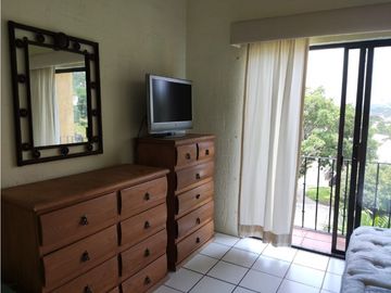 Departamento amueblado en renta en el Club de Tenis Burgos, en Temixco, Mor.