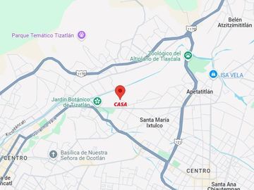 Casa en  Venta en SANTA MARÍA IXTULCO  TLAXCALA, TLAX. Sup 500 m2