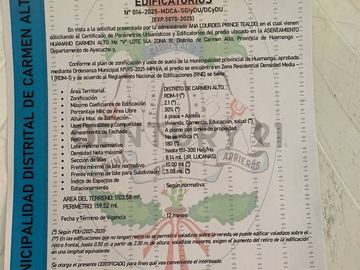 SE VENDE CASA COMO TERRENO EN ZONA ESTRATÉGICA DE AYACUCHO