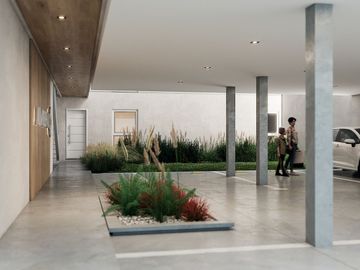 DPTO EN POZO DE 1 DORMITORIO Y PATIO