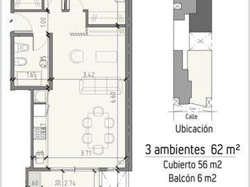 VENTA DEPTO 3 AMB CASEROS POZO - PERMUTA- FINANCIA