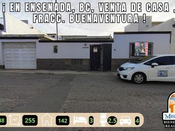 Casa céntrica de 1 nivel en Fracc. Buenaventura