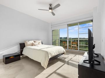 Departamento de lujo en Vidanta Nuevo Vallarta – Seibal, vista al campo de golf