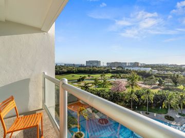 Departamento de lujo en Vidanta Nuevo Vallarta – Seibal, vista al campo de golf