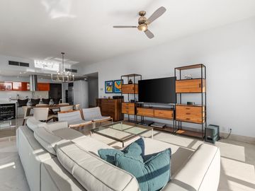 Departamento de lujo en Vidanta Nuevo Vallarta – Seibal, vista al campo de golf