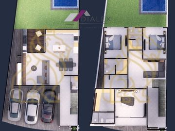 Col. Cumbres de Santiago -CARRETERA NACIONAL- Casa en Venta Santiago N.L.