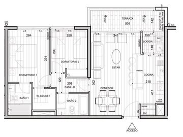 Departamento en Venta en Edificio Cumbres de Colón, Las Condes, sector IV Centenario, Av. Pdte. Sebastián Piñera E.