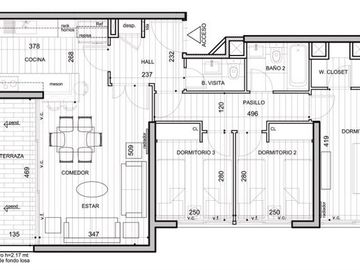 Departamento en Venta en Edificio Cumbres de Colón, Las Condes, sector IV Centenario, Av. Pdte. Sebastián Piñera E.