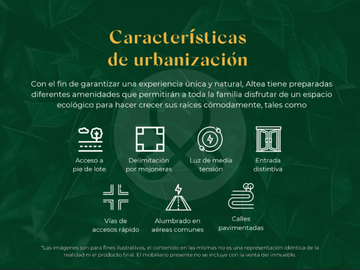 ALTEA Terreno residencial en venta en Pueblo Baca