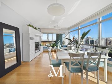 VENTA Torre Beruti 4600 - 4 amb - 114 - piso alto -  1 coch, vista  - Palermo