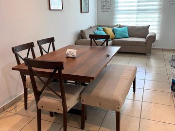 Renta Casa Amueblada en Condominio Jiutepec, Morelos