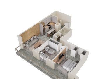 Departamento 3 ambientes a estrenar - Zona Aldrey