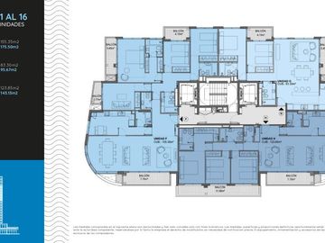 Venta Departamento 3 ambientes  2 baños , Balcones - Tigre