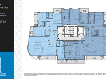 Venta Departamento 3 ambientes  2 baños , Balcones - Tigre