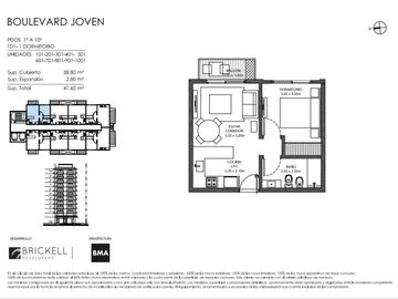 Venta Departamento Monoambiente con balcón - en Tigre