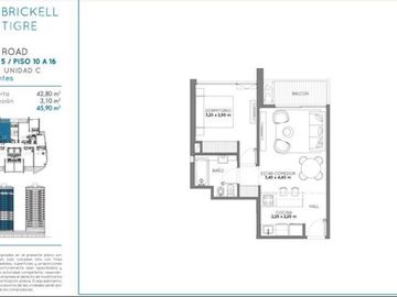 VENTA DEPARTAMENTO 2 AMBIENTES  - TIGRE