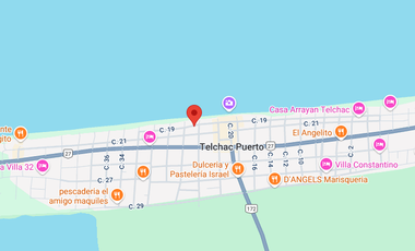 TERRENO EN VENTA FRENTE AL MAR  TELCHAC PUERTO CENTRO