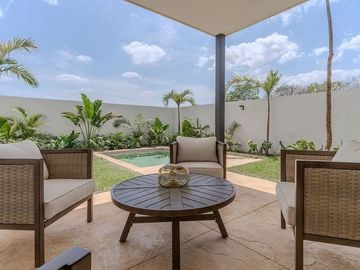 CASA EN VENTA DE UN PISO EQUIPADA EN REAL MONTEJO, MERIDA YUCATAN