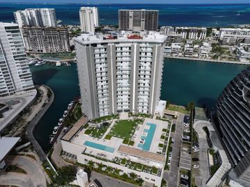 Departamento en  Venta/Renta en Aria Puerto Cancún 2 Recámaras