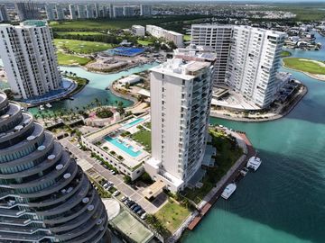 Departamento en  Venta/Renta en Aria Puerto Cancún 2 Recámaras