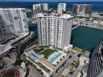 Departamento en  Venta/Renta en Aria Puerto Cancún 2 Recámaras