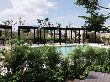 Casa de una planta en privada al norte de Mérida