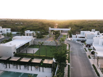 Casa de una planta en privada al norte de Mérida