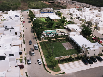 Casa de una planta en privada al norte de Mérida