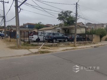 Vendo Terreno Villa Alemana, Esquina Con Casa Y Taller Mec.
