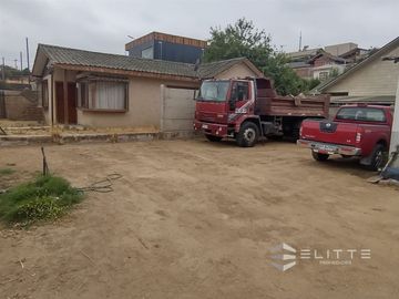 Vendo Terreno Villa Alemana, Esquina Con Casa Y Taller Mec.