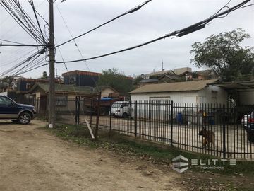 Vendo Terreno Villa Alemana, Esquina Con Casa Y Taller Mec.