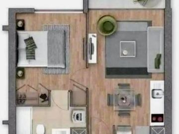 Departamento En Venta 1D 1B 1E 1Bod En Las Condes