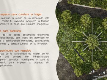 HORIZONTES TIXKOKOB Terreno residencial en venta en Pueblo Tixkokob
